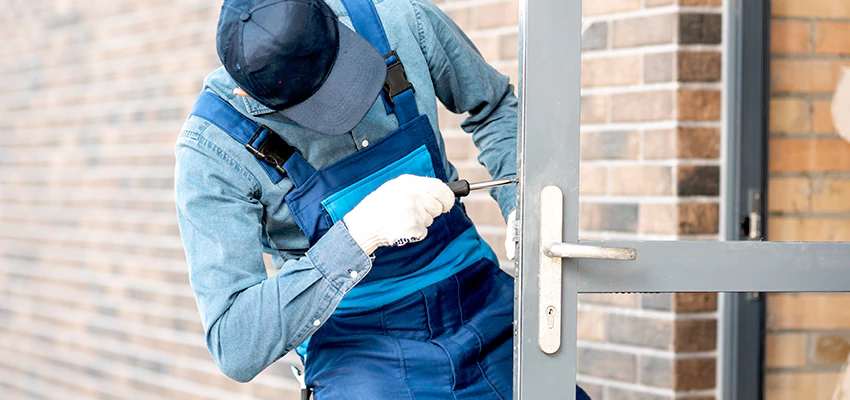 Pivot Storefront Door Locks Installation in Mira Loma, California